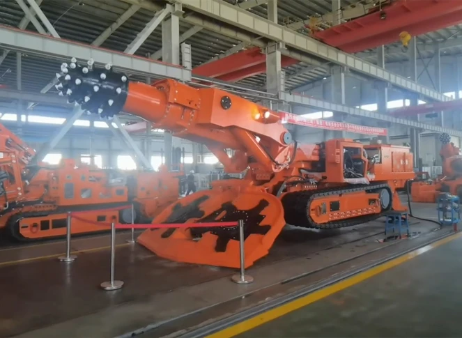 Jiamusi Coal Mine Machinery Co., Ltd｜Roadheader Dalam Uji Berjalan