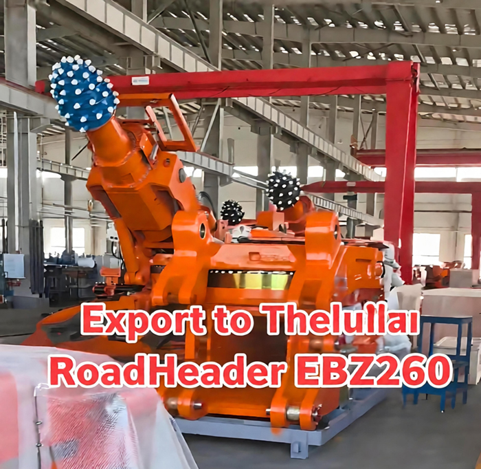 Roadheader EBZ260 Mesin Tambang Batubara Jiamusi Berhasil Diekspor ke Thailand